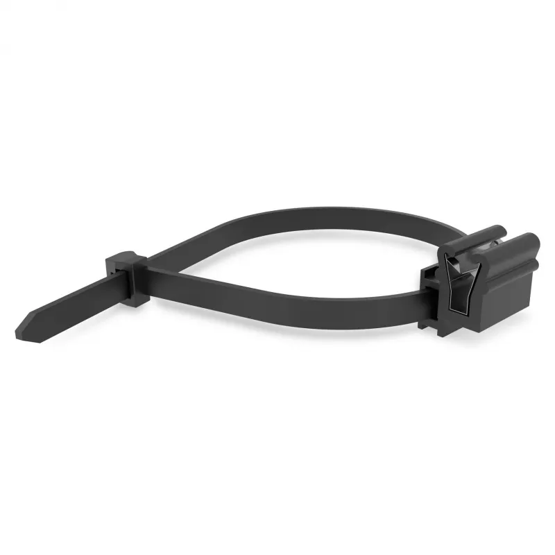 K2 Cable Manager PA66W 2002870 Cable Tie with Mounting Clip