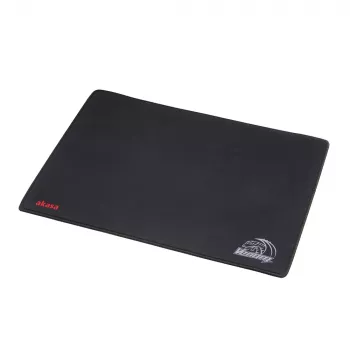 Akasa Venom Gaming Mouse Pad - Micro-textured Surface, Non-slip Rubber Base, Stitched Edges, 3mm Thick, Black with Yellow/Green Accents
