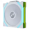 Lian Li UNI FAN SL FLEX Wireless PWM ARGB Reverse Blade 120mm Fan 3-Pack with Controller - White