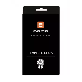 Evelatus Apple iPhone 12 Pro Max 0.33mm Flat Clear Tempered Glass Screen Protector with Japan Glue and Anti-Static Coating