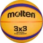 Molten B33T2000 FIBA Official 3x3 Basketball Size 6/7 Weight Gum Rubber Orange/Blue/Yellow
