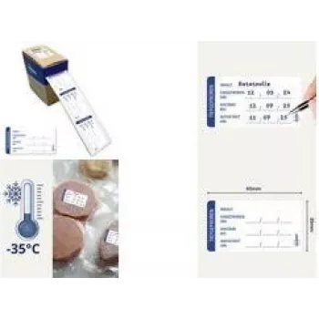 Avery Freezer Labels, 65 x 35 mm, White, Rounded Corners, Permanent Adhesive, Hand-writable, 450 Labels