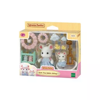 Sylvanian Families Marshmallow Mouse Bath Time Playset