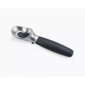 Joseph Joseph Elevate Grey Ice Cream Scoop with Zinc Alloy Head and Integrated Tool Rest