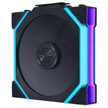 Lian Li UNI FAN SL FLEX Wireless ARGB Reverse Blade 120mm PWM Case Fan - Black
