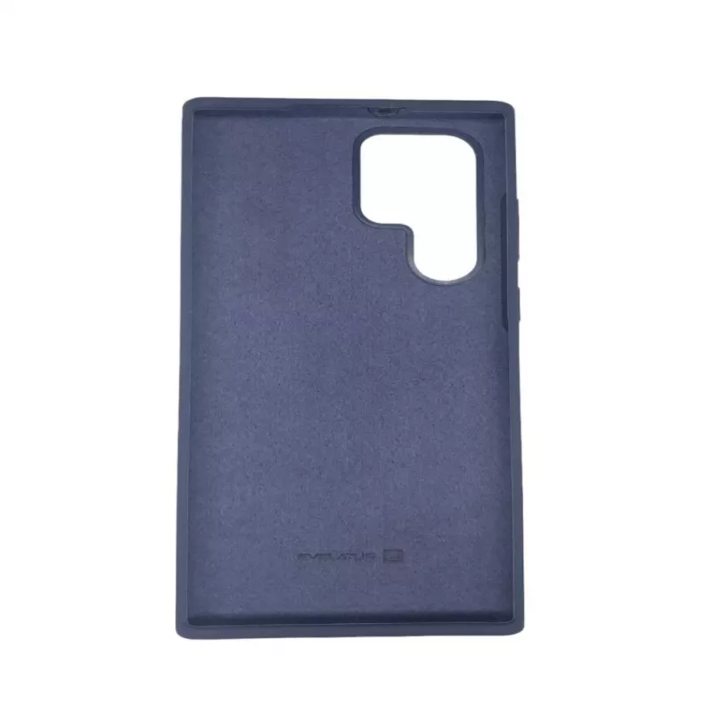 Evelatus Samsung Galaxy S22 Ultra Premium Soft Touch Silicone Case Navy Blue