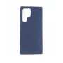 Evelatus Samsung Galaxy S22 Ultra Premium Soft Touch Silicone Case Navy Blue