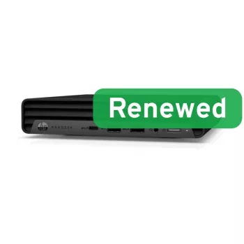 HP Renewed Grade A ProDesk 400 G6 Desktop Mini PC - Intel Core i5-10500T, 16GB RAM, 256GB SSD, Intel UHD Graphics 630, Windows 11 Pro