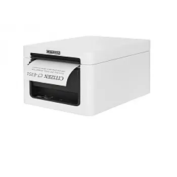 Citizen CT-E351 Direct Thermal Receipt Printer, 200 mm/s, USB & Ethernet, Auto Cutter, Black
