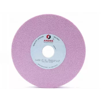 ANDRE Flat Grinding Wheel 200mm x 25mm x 32mm CRA60K7VE01-35 Pink Type 1
