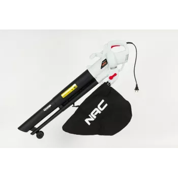 NAC Electric Blower Vacuum Shredder 3200W VBE320-FS-J 3-in-1 Garden Leaf Blower with 45L Bag