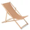 Classic Beech Lounger GreenBlue GB183M Melange Brown