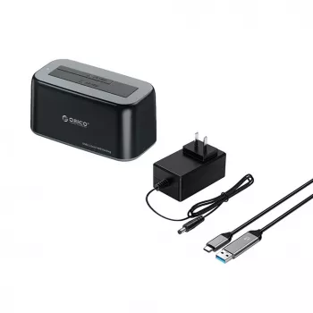 ORICO 6819C3 Dual-Bay USB 3.0 SATA Docking Station for 2.5/3.5 inch HDD/SSD - Black