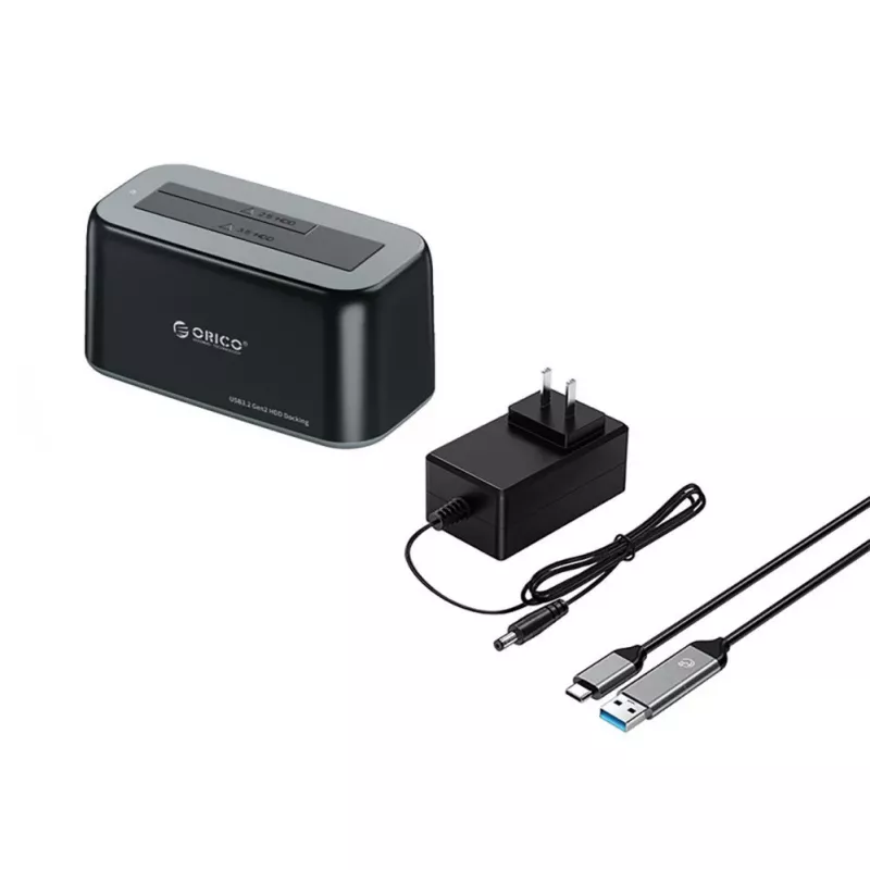 ORICO 6819C3 Dual-Bay USB 3.0 SATA Docking Station for 2.5/3.5 inch HDD/SSD - Black