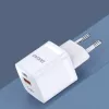 DUDAO A13Pro EU GaN 33W PPS USB-C/USB Wall Charger - White