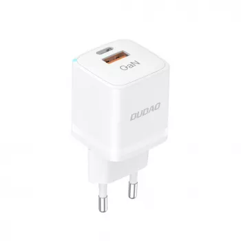 DUDAO A13Pro EU GaN 33W PPS USB-C/USB Wall Charger - White