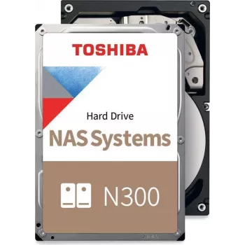 Toshiba N300 NAS Hard Drive 14TB Bulk 3.5 SATA 7200 RPM 512MB CMR