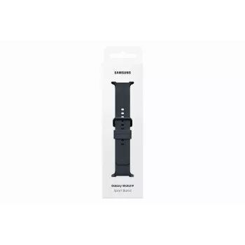 Samsung Sport Band M/L for Galaxy Watch 9, Watch 8, Watch 7, Watch 6, Watch 5, Watch 4 - Black Fluoroelastomer