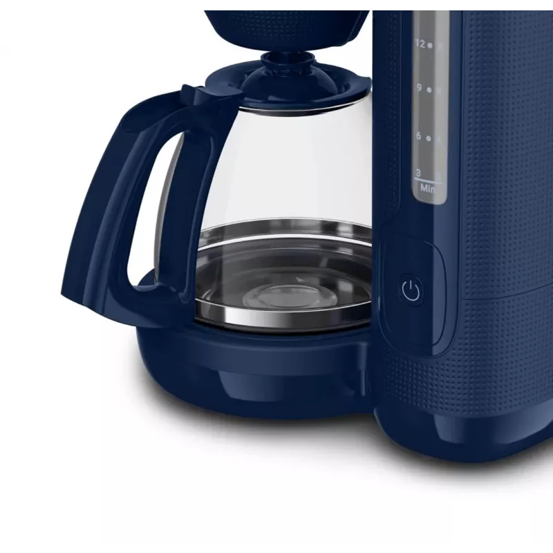 TEFAL CM2M1410 Morning Drip Coffee Maker Black & Stainless Steel 1000W 1.25L 10-15 Cups