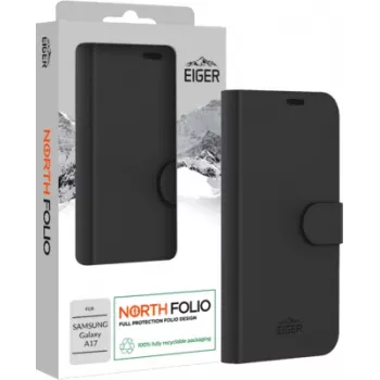 Eiger North Folio Case for Samsung Galaxy A17 - Black
