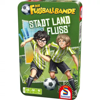 Schmidt Spiele Die Fussballbande: Stadt, Land, Fluss – Football-Themed Word Game Pad