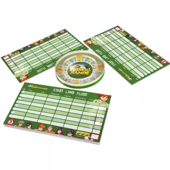 Schmidt Spiele Die Fussballbande: Stadt, Land, Fluss – Football-Themed Word Game Pad