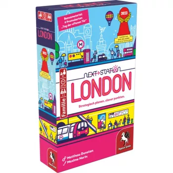 PEGASUS Next Station London - Flip & Write Board Game, 1-4 Players, Ages 8+