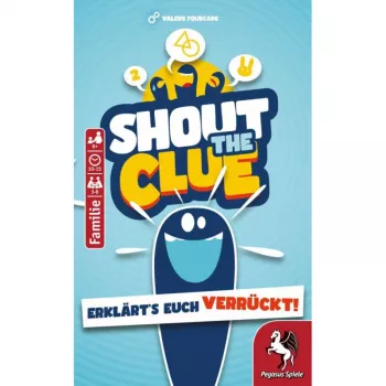PEGASUS Shout the Clue Party Game - Team Word Guessing & Charades, 200 Cards, Ages 8+, 4+ Players