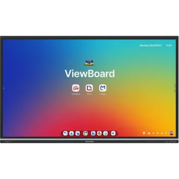 ViewSonic ViewBoard IFP8651-3C 86 inch 4K UHD Interactive Touch Display with Android 14, 8GB RAM, 128GB Storage, 40-Point Touch, 9H Glass, Wi-Fi 6