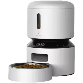 PETLIBRO Granary Automatic Pet Feeder 3L White – 6 Meals/Day, Stainless Steel Bowl, Voice Recording, Battery Backup