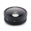 DJI Osmo Action Macro Lens – Magnetic Quick-Release Close-Up Lens for Osmo Action 3 & 4, 2 cm Focus, Multi-Coated Optical Glass, Aluminum Alloy, Black