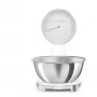 Smeg KSF01WHWW 50's Style Mechanical Kitchen Scale with Stainless Steel Bowl, 5 kg Capacity, White