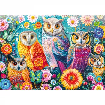 Schmidt Spiele Eulen und Blumen 1000-Piece Jigsaw Puzzle