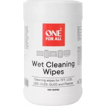 One for All CS3100 Screen Cleaning Wipes 100 pcs