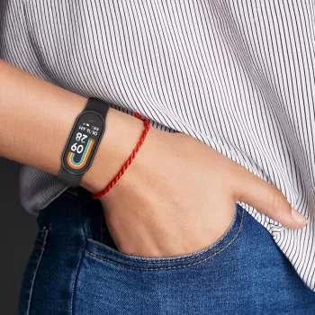 TECH-PROTECT ICONBAND Silicone Replacement Strap for Xiaomi Smart Band 8 / 8 NFC, Beige