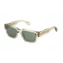 POLICE SPLP24-5406S9 Men's Polarized Rectangular Sunglasses, Black Frame, Grey Lens, 54/20/145 mm