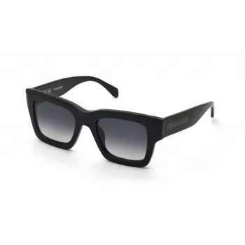 ZADIG & VOLTAIRE Women's Sunglasses SZV421-500700 - Acetate Frame, Polycarbonate Grey Lenses, UV400 Protection, 50/21/140 mm