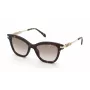 ZADIG & VOLTAIRE Women's SZV451 Havana Acetate Sunglasses with Gradient Brown Lenses, 52/19/140 mm