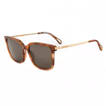 ZADIG & VOLTAIRE SZV308-5507LC Women's Havana Sunglasses with Brown Gradient Lenses, 55/18/140 mm