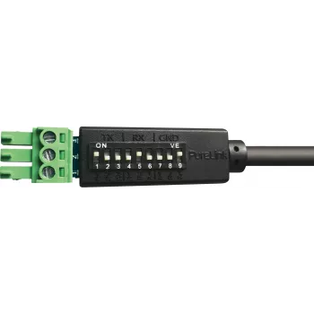 PureLink PureTools RS-232 Serial Control Cable, Phoenix 3-pin to DB9 Male, 1m, Switchable Pinout, Black