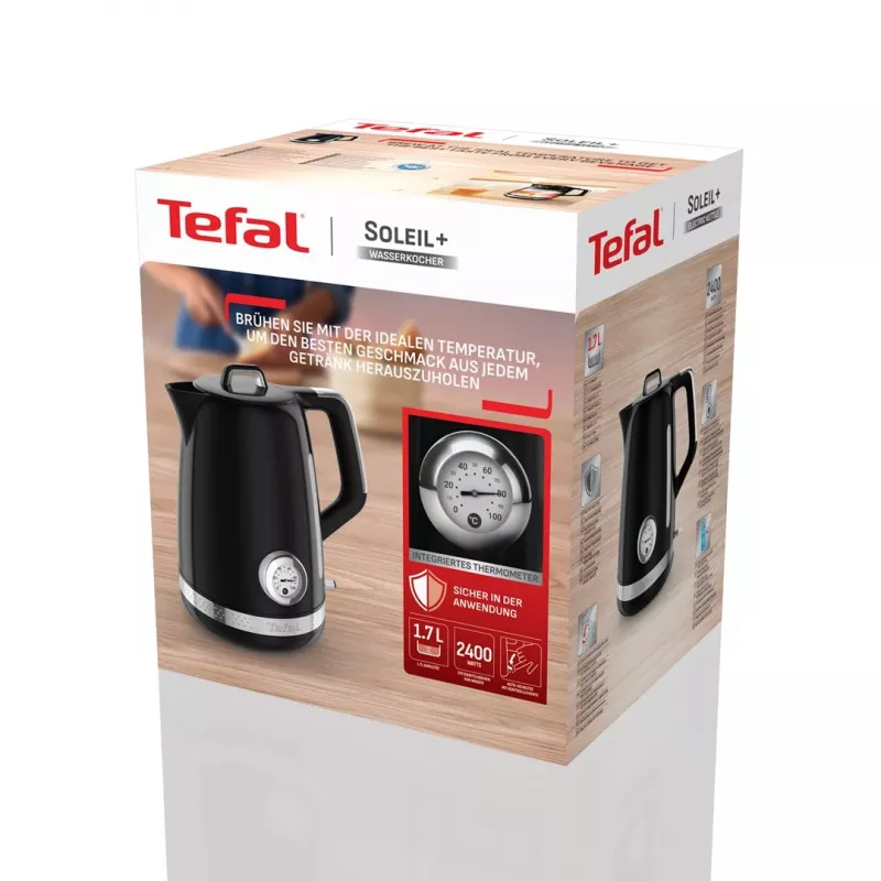 Tefal Soleil KO3558E0 Electric Kettle 1.7L 2400W Black