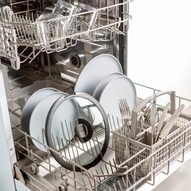 TEFAL Ingenio 16 cm Tempered Glass Lid with Foldable Knob L9846153