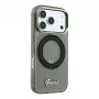 Guess IML Ring Stand 360 Script Metal Logo MagSafe Case for iPhone 17 Pro / 18 Pro - Black