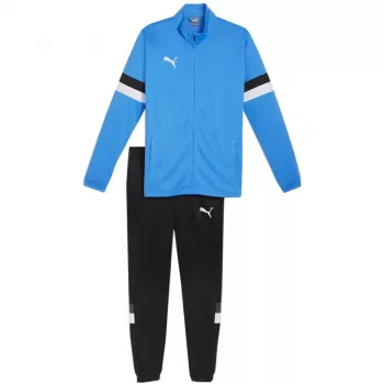 PUMA Men's Team Rise Tracksuit Blue Black Size M