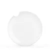 FIFTYEIGHT 2 Dinner Plates with Bitten Edge 28 cm White