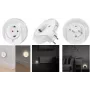 LogiLink LED Night Light Socket with Twilight Sensor and 1x CEE 7/3 (LED012)