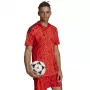 ADIDAS Men's Condivo 22 Goalkeeper Jersey Short Sleeve Red H21238