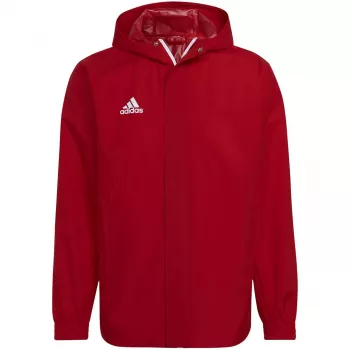 adidas Men's Entrada 22 All-Weather Jacket Team Power Red / White