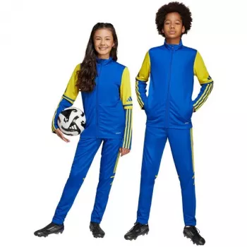 adidas Squadra 25 Training Pants for Kids Blue/Yellow Size 152 cm (JP3154)