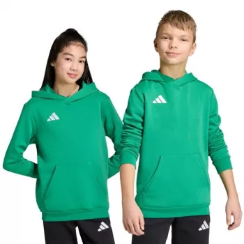 adidas Entrada 26 Kids Hoody - Green - Size 164cm (Youth XL) JZ6563